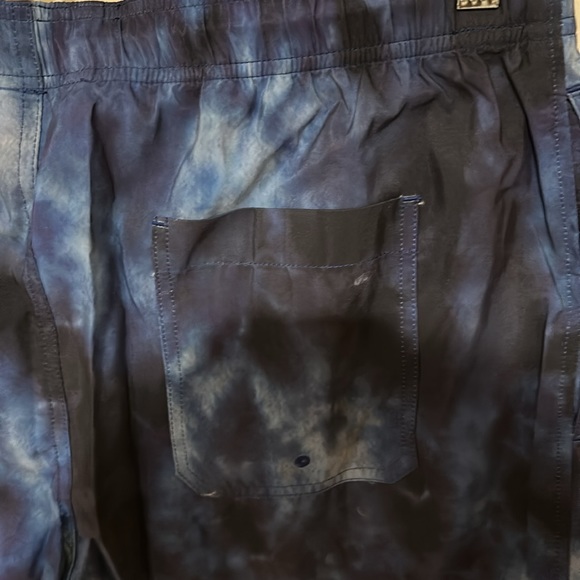 Death Row men’s Tie Dyed 15" Swim Trunks - Picture 12 of 15